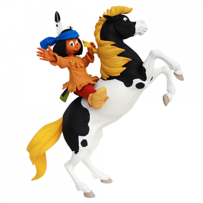 Figura de colección Edition Originale Yakari con su pony Pequeño Trueno (2011)