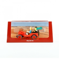Figurine de collection La Jeep Rouge Tintin au pays de l'or noir Nº1 29501 2013