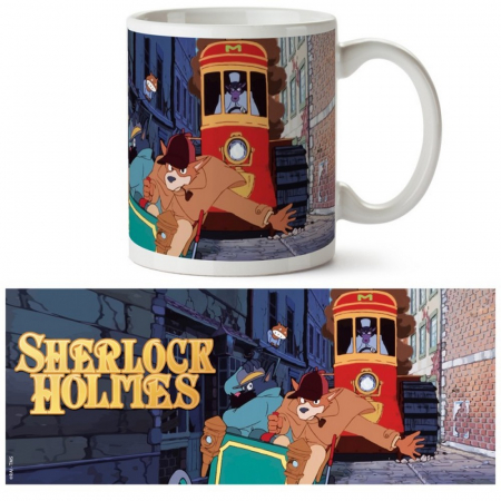 Mug Céramique Semic Sherlock Holmes - Holmes Et Watson En Route, Neuf, Fabriqué En France