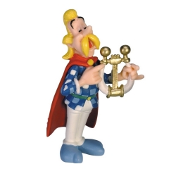 Figura de colección Plastoy Astérix Asurancetúrix tocando la lira 60548 (2015)