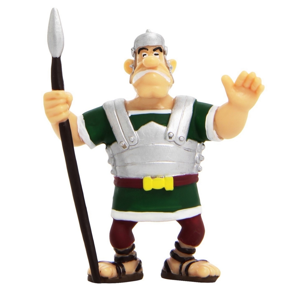 Plastoy Statuina Legionario Con Lancia - Asterix E Obelix 8 Cm - Serie Collezionabile Multicolore 60520