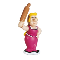 Figurine de collection Plastoy Astérix Bonnemine avec son rouleau 60511 (2015)