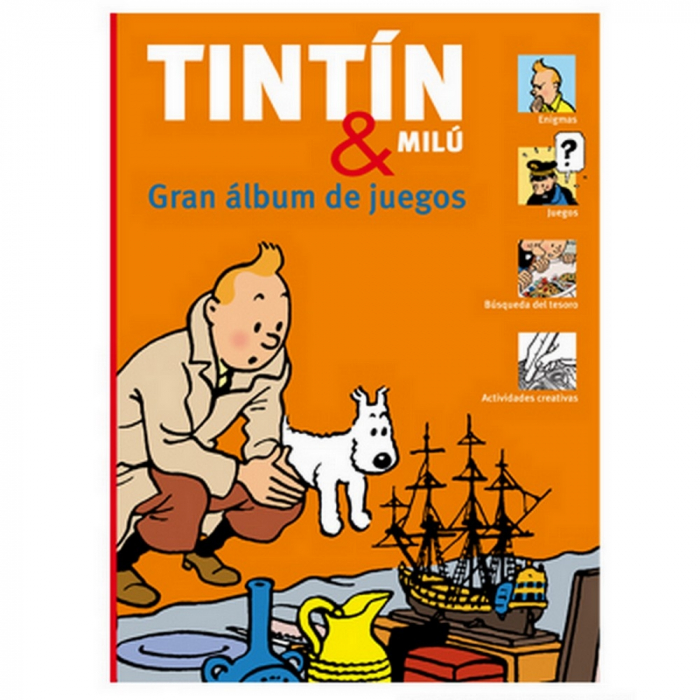 Gran álbum de juegos de las aventuras de Tintín y Milú 42854 ES (2011)