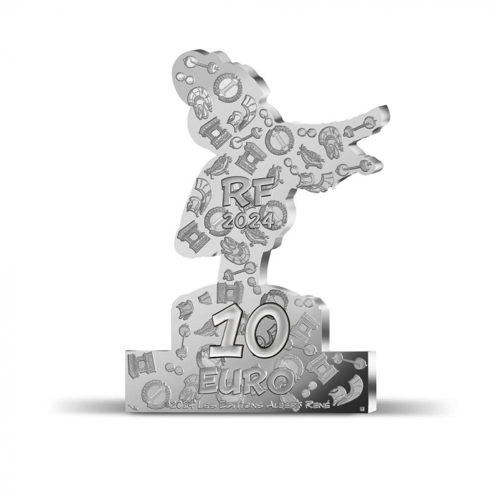 Astérix aux Jeux Olympiques - Monnaie de 50€ Or 1/4 Oz - BE 2024