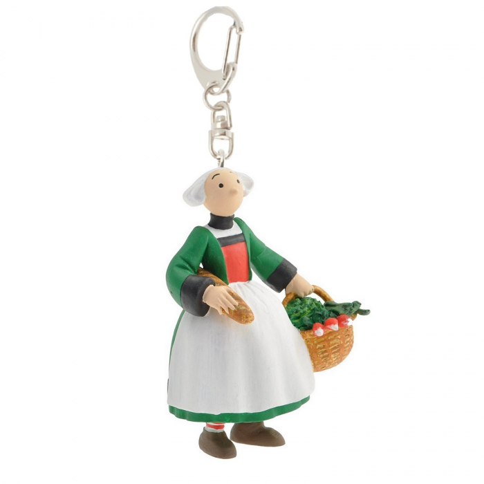 Porte-clés figurine Plastoy Bécassine de retour du marché 61076 (2014)