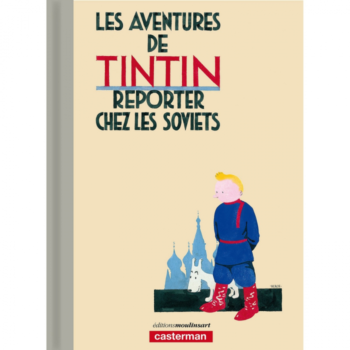 Album de Tintin au pays des soviets édition de luxe version colorisée (2017)