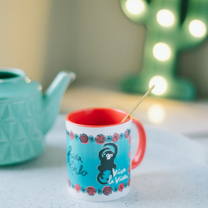 Mug Frida Kahlo 'Sagrado Pasión' Porcelaine - Tasse Collector Grupo Erik - 9.5 Cm