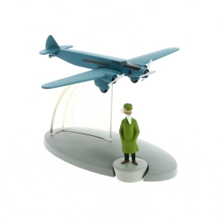 Figurine de collection Tintin avion de l'aéroport de Francfort Nº48 29568 (2016)