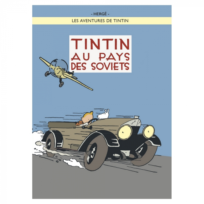 Póster Moulinsart álbum de Tintín en el país de los Soviets 22240 (70x50cm)