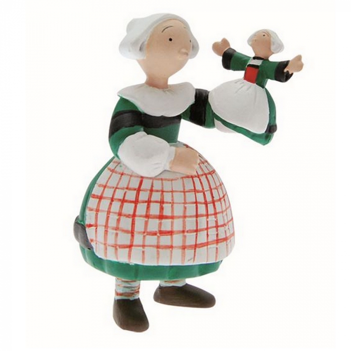 Figura de colección Plastoy: Bécassine con su muñeca de marioneta 61017 (2014)