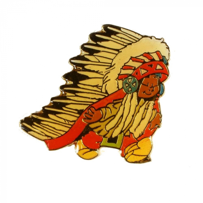 Pin's Yakari Indian Chief Golden Version (Casterman 92)