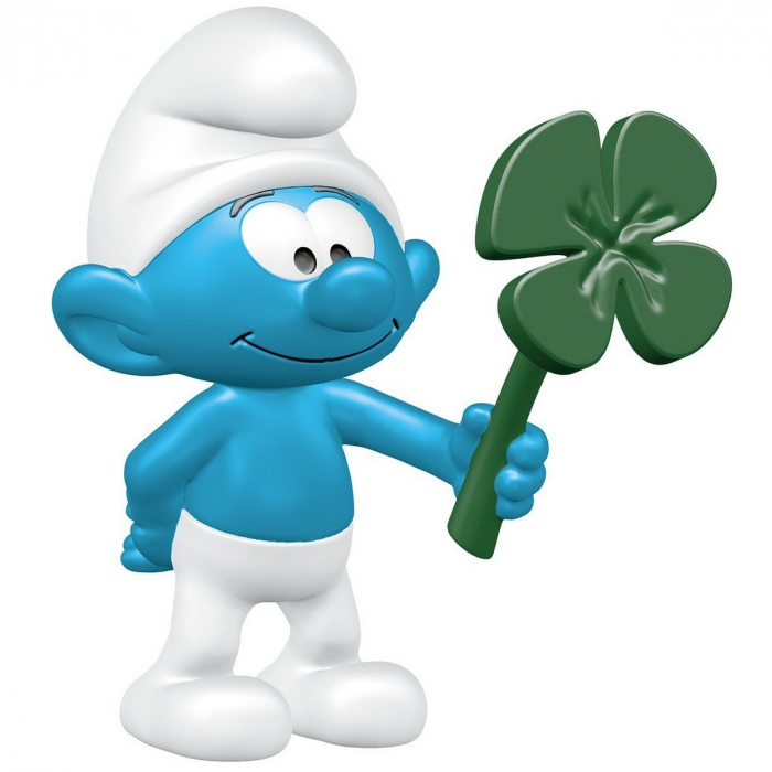 The Smurfs Schleich® Figure - The Smurf with clover leaf (20797)