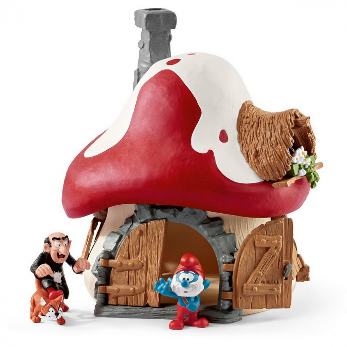 Smurf House with Papa Smurf and Gargamel figures Schleich® (20803)