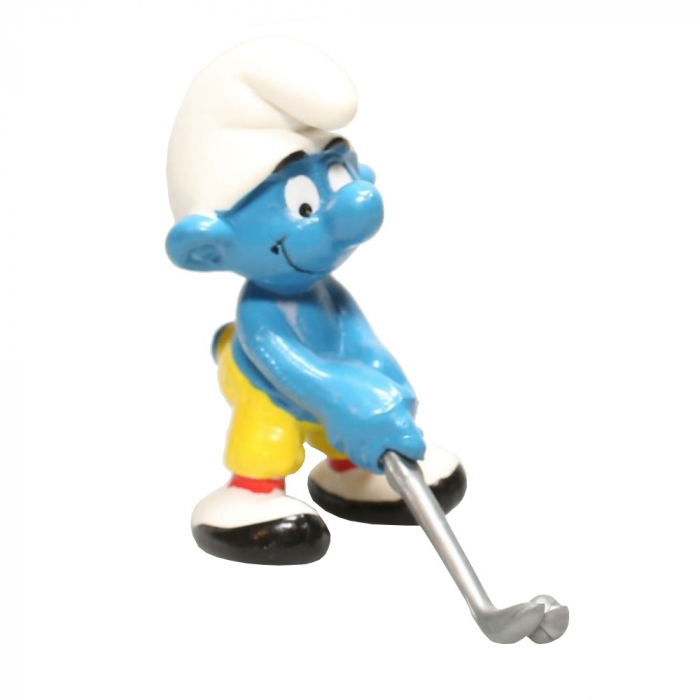 Figura Schleich® Los Pitufos - El Pitufo jugador de golf (20055)