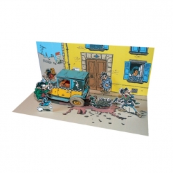 Diorama de colección Toubédé Editions Tomás el Gafe: Escena de calle (2014)