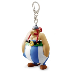 Llavero figura Plastoy Astérix Obélix manos en los bolsillos 60590 (2017)
