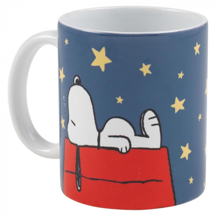 Tasse Mug Snoopy Woodstock En Porcelaine - Logoshirt, Multicolore, Officielle Peanuts