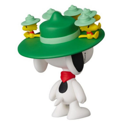 Figura de colección Medicom Peanuts, Snoopy y Woodstock (8cm)