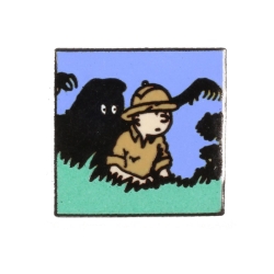 Pin's de Tintin et l'homme Léopard Corner (Nº251)