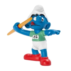 Figurine Schleich® Les Schtroumpfs - Le Schtroumpf lanceur de javelot (20744)