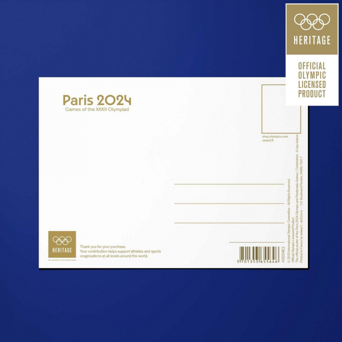 Affiches Officielles Des Jeux Olympiques Paris 2024 - Fabriquées En France
