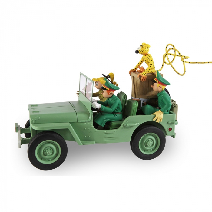 La Jeep Willys MB Spirou y Fantasio con Marsupilami Figures et Vous GF12 (2017)