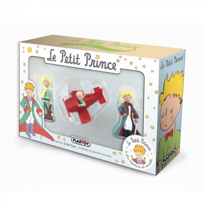 Gift box with 3 collectible figurines Plastoy The Little Prince 61040 (2016)