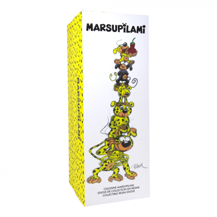 Plastoy Collectoys - Matt black smurf column