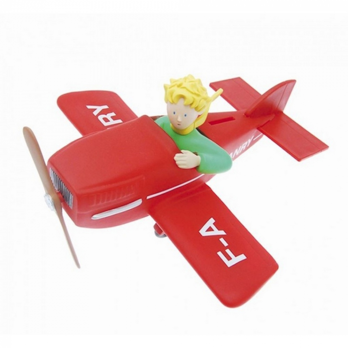 Moneybox figure Plastoy The Little Prince by plane 80028 (2016)