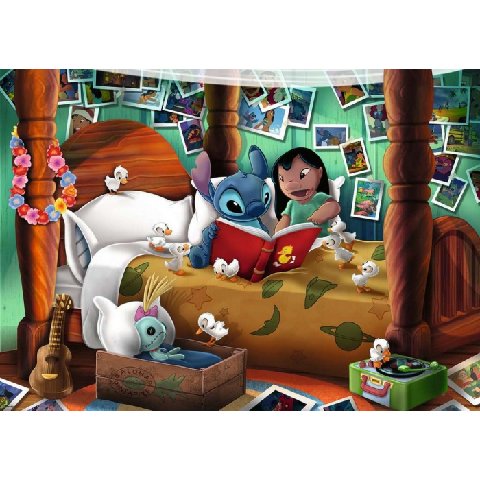 1000 pieces puzzle Ravensburger Disney, Lilo & Stitch (70x50cm)