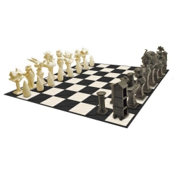 Juego de ajedrez en resina con figuras de Asterix y Obelix Plastoy 00507 (2017)