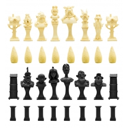 Jeux d'échecs en résine avec figurines d'Astérix et Obélix Plastoy 00507 (2017)