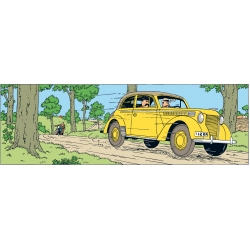 Voiture de collection Tintin: L'Opel Olympia cabriolet Nº19 29019 (2003)