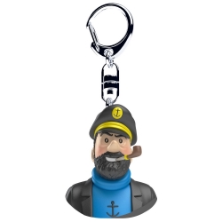 Keyring chain bust Tintin The Captain Haddock Moulinsart 4cm 42315 (2017)