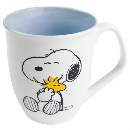 Tasse Snoopy Flying Ace - Céramique 320 Ml - Rouge Et Blanc - Officielle Peanuts - Lave-vaisselle