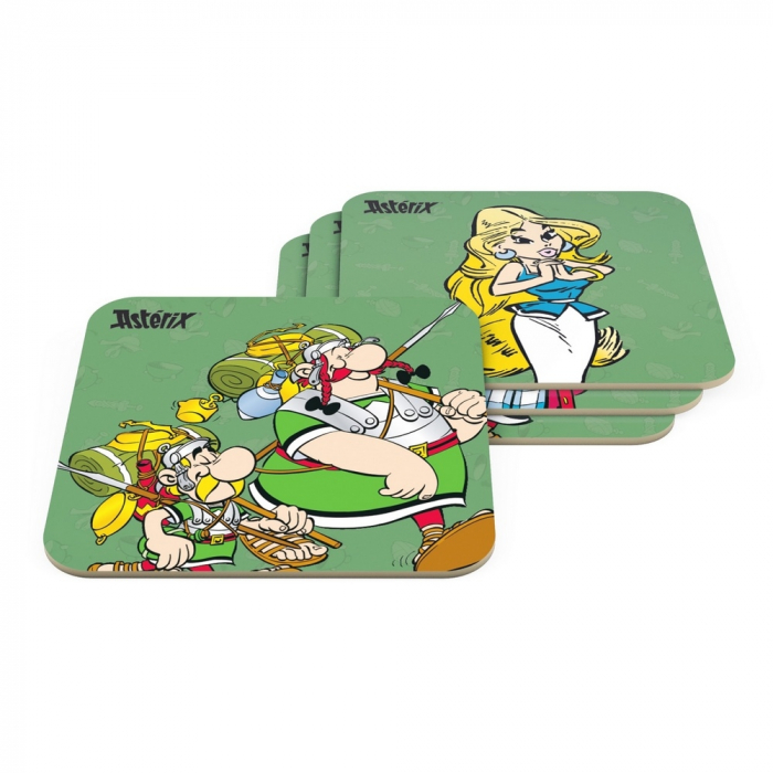 Set de 6 sous-verres SD Toys Astérix et Obélix Légionnaires 27861 (2017)