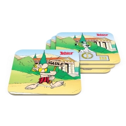 Set of 6 Asterix and Obelix SD Toys Olympic Games coasters 27847 (2017)