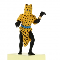 Figurine de collection Tintin L'Homme Léopard Moulinsart 31cm 46004 (2018)