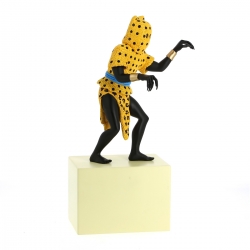 Figurine de collection Tintin L'Homme Léopard Moulinsart 31cm 46004 (2018)