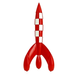 Collectible Resin Moon Rocket Tintin Moulinsart 60cm 46994 (2017)