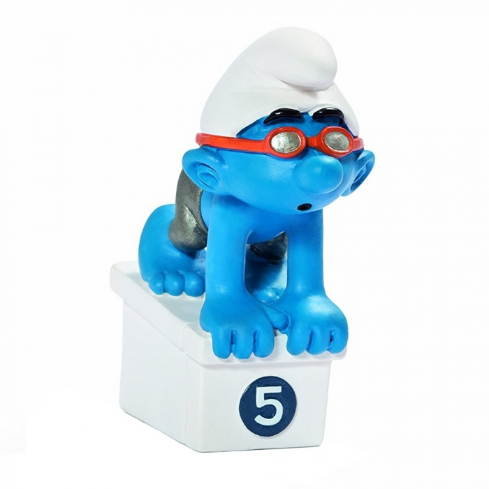 Schleich® Figure - The Swimmer Smurf Belgian Olympic Team 2012 (40266)
