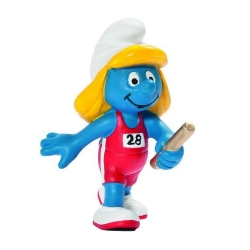 Schleich® Figure The Smurf relay runner Belgian Olympic Team 2012 (40268)