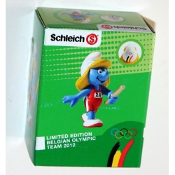 Figura Schleich® La Pitufa corredora de relé Equipo Olímpico Belga 2012 (40268)