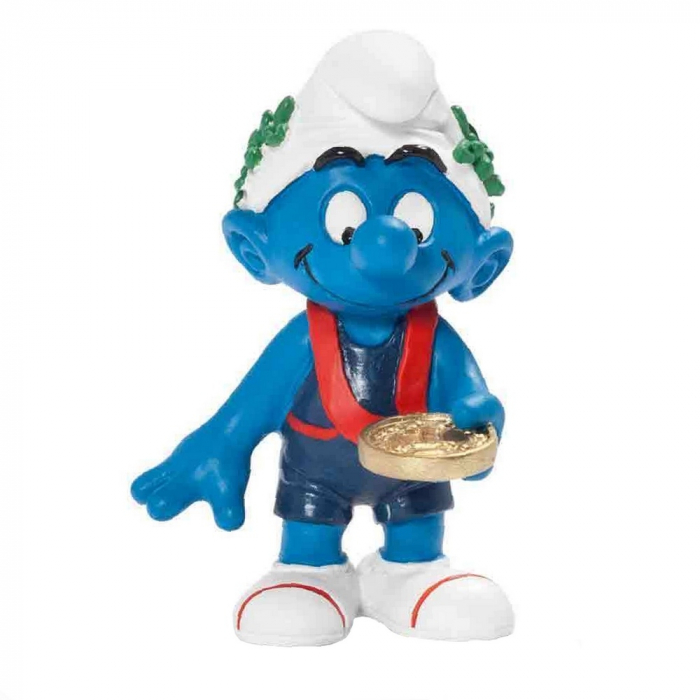 The Smurfs Schleich® Figure - The Smurf with his gold medal (20745)