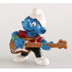 The Smurfs Schleich® Figure - The Bassist Smurf (20450)