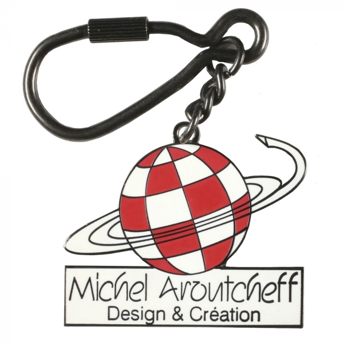 Porte-clés métal Logo Michel Aroutcheff Figures et Vous (Design et Création)