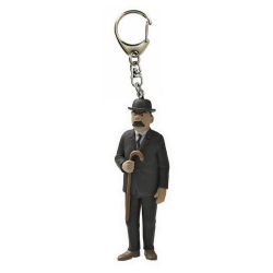 Keyring chain figurine Thomson  with his cane 6cm Moulinsart 42448 (2010)