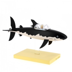 Collectible figure Moulinsart Tintin and Snowy in the Submarine Shark (2018)