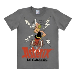 T-shirt 100% coton Logoshirt® Astérix buvant la potion magique (Gris)