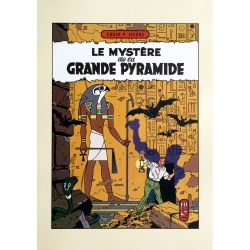 Póster cartel offset Blake y Mortimer Le Mystère de la Grande Pyramide (50x70cm)